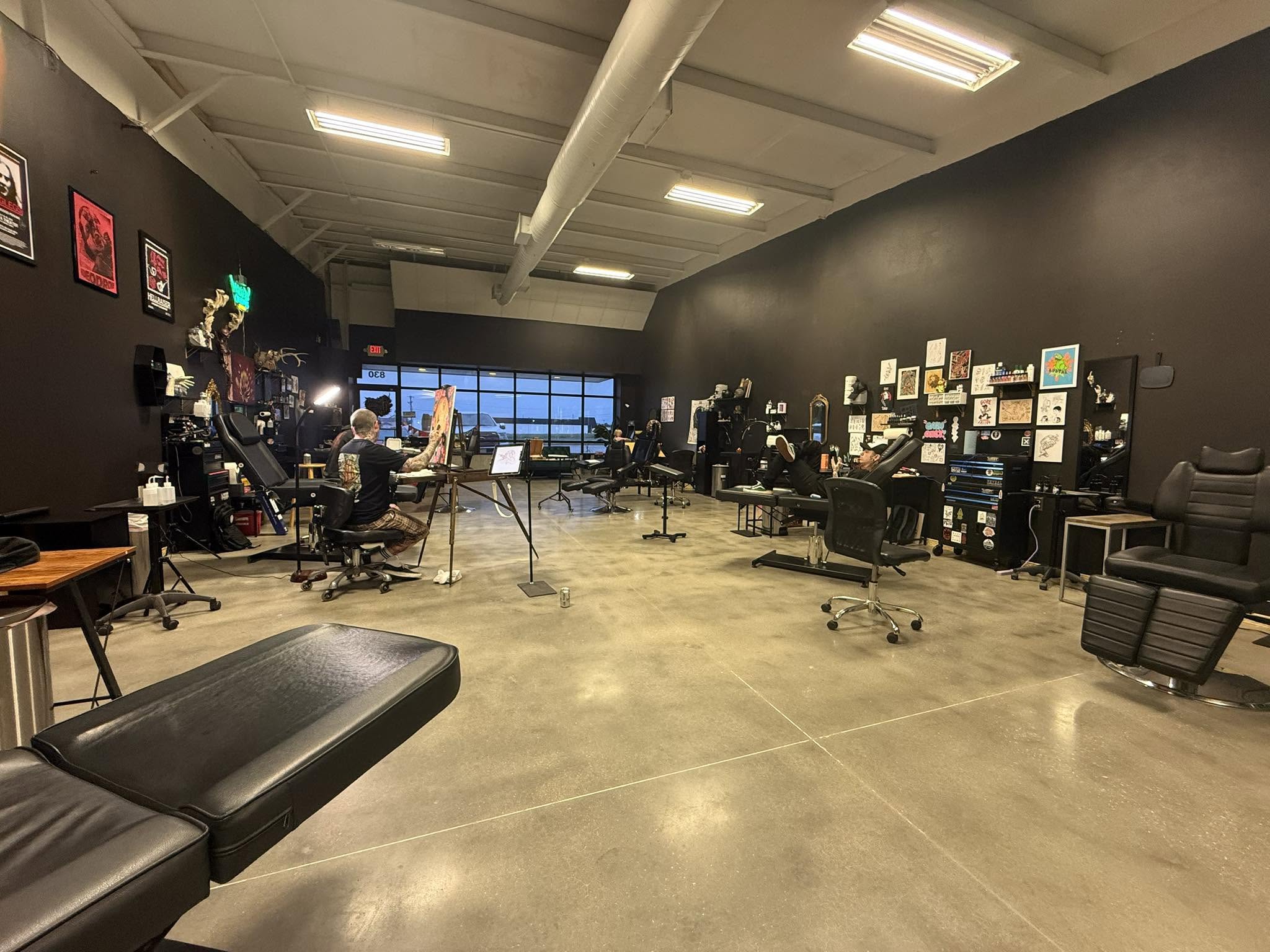 Ashen Hymns Tattoo studio interior